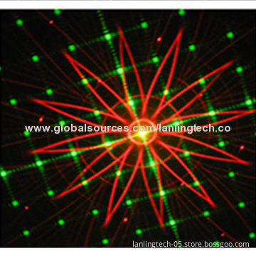 Lanling 150mW 8 Gobos 5CH Twinkling Laser Light (L6A32RG)New
